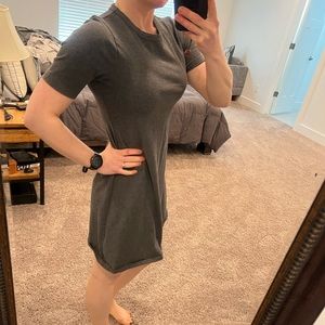 J Crew gray t shirt dress